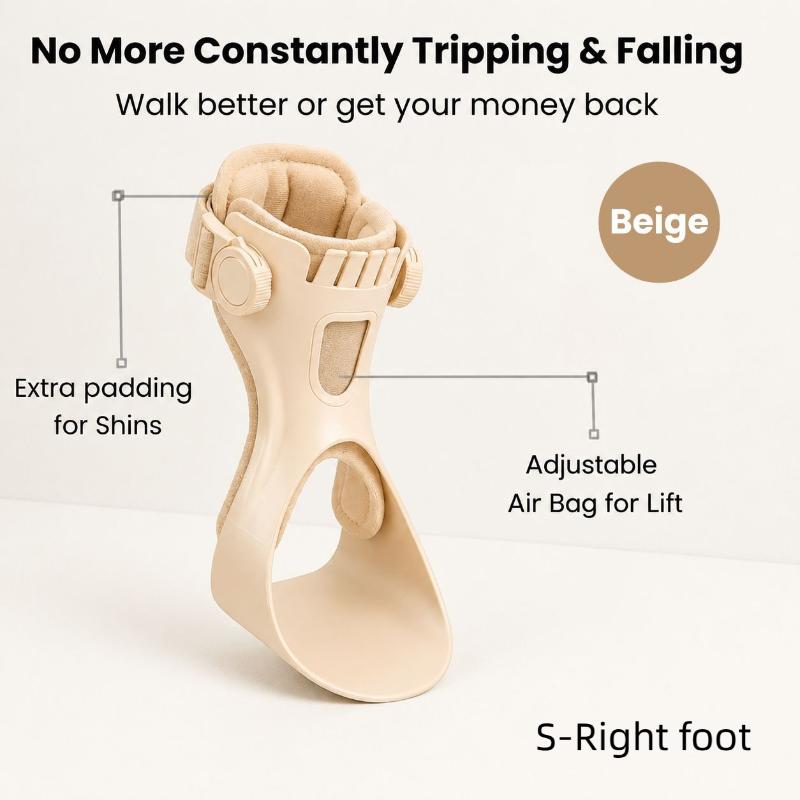 Knob Adjustment Plantar Fasciitis Splint Brace Buckle Compression Dorsal Drop Foot Orthopedic Brace Skin-Friendly Airbag