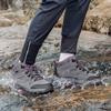 High-top Men Anti-slip Lace-up Shock-absorbing Wear-resistant Breathable Casual Ankle Boots Men Outdoor Comfortable Hiking Shoes