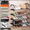 Slim Multi-Tier Shoe Rack for Entryway or Dorm