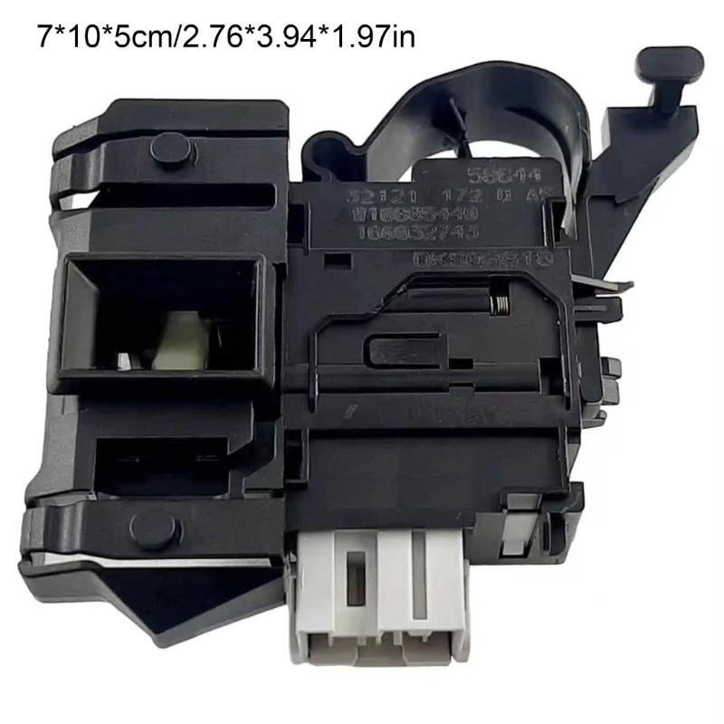 Replacement Door Lock Compatible Easy Installation for Washing Machine ABS Construction Secure Locking Mechanism