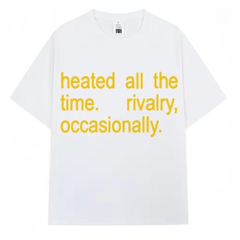 

Heated Rivalry Heated All The Time Graphic T Shirts Unisex Women Fashion Popular Tshirt Cozy Cotton Oversized Casual Short Sleeve S