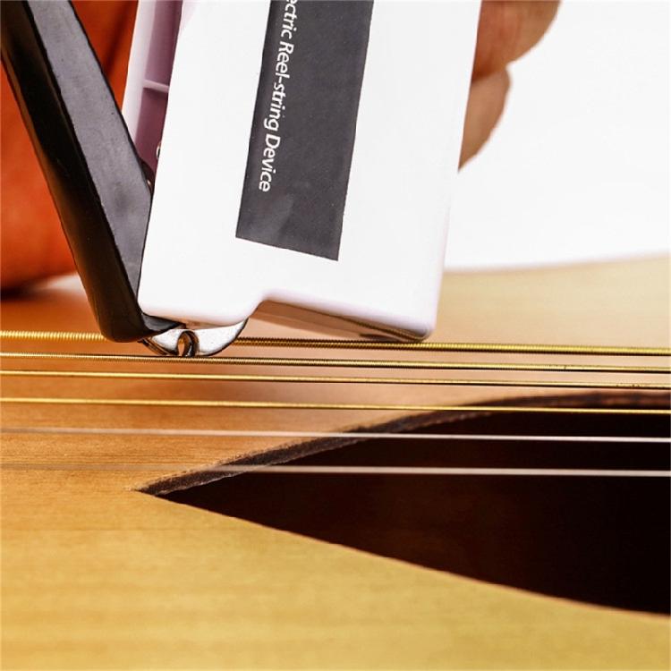 Automatic Guitar String Winder Machine High Strength Plastic Electric String Changer With Battery Operations