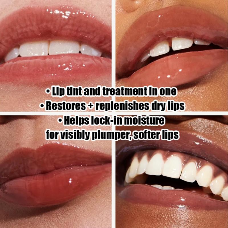 PAGE VINE Peptide Lip Gloss Liquid Lipstick Hydrating Moisturizing Non-Sticky Glossy Lip Oil