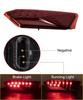 For Polaris RZR Turbo 1000 XP 900 S 2014-2019 Black Red LED Headlight taillight Signal Light Rear Brake Lamp