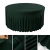 4/5/6FT Round Tablecloth Circular Polyester Table Cover Polyester Table Cloth for Hotel Banquet Birthday Party Table Decor