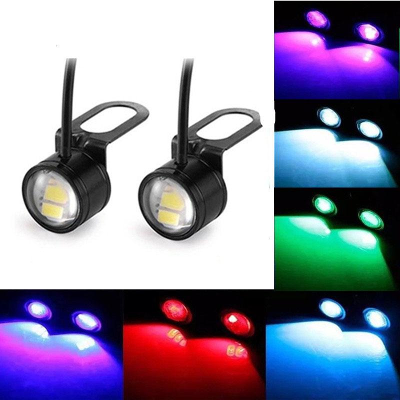 Super Bright Driving Light Eagle Eye Led Reverse Backup Signal Light Motorcycle Fog Lamp Headlamp Daytime Running Flashing Light