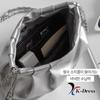 Shirring Chain Square Shoulder Bag (3 Colors)