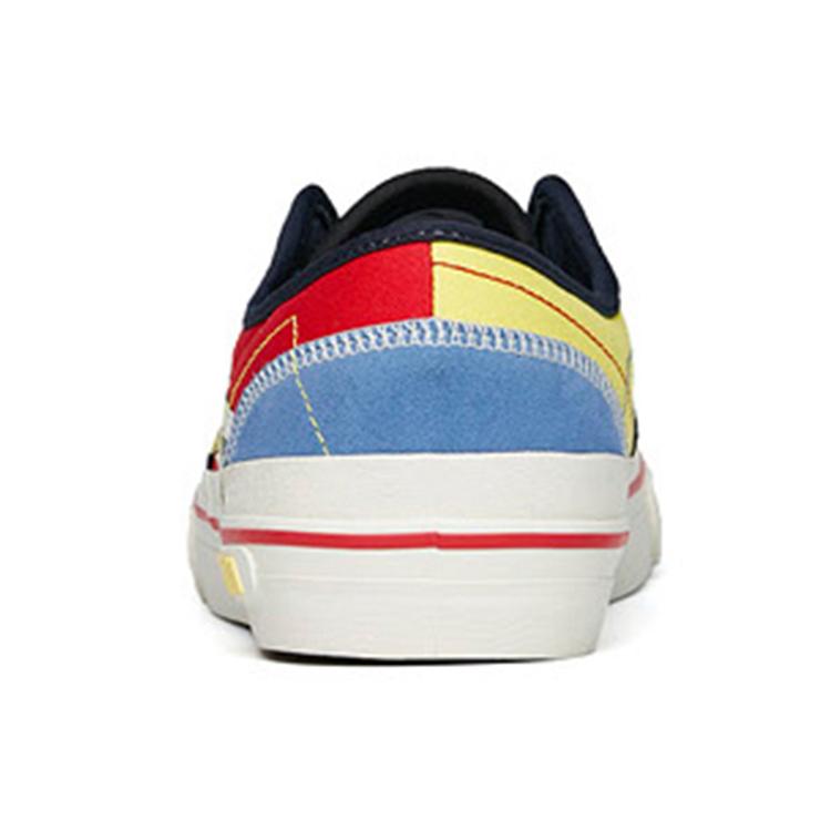 New Anta Qian Xing Low Top Skateboard Shoes Men's Blue Black Red Slip on Version 112228017-8