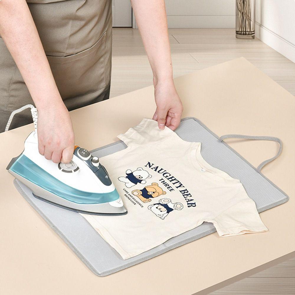 Hochtemperatur-Bügelmatte Schutzhülle Tragbares Bügelbrett Presse Anti-Verbrühung Faltbare Isolationsmatte