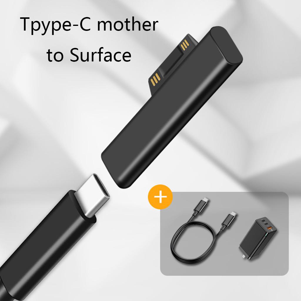 USB Typ C Netzteil Magnetisch für Kopf-Konverter USB C Buchse Adapter für Surface Pro 3 4 5 6 Surface Book USB C Adap