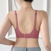 Sexy Bra for Women Push Up Deep V Bras Everyday Solid Color Brassiere Wire Free Seamless Bralette Intimate Lingerie 32 To 38 A B Cup