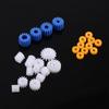 26pcs Plastic Spindle Worm Gear & Sleeve 2MM 2.3MM 3MM 3.17MM 4MM for Aircraft Car Model
