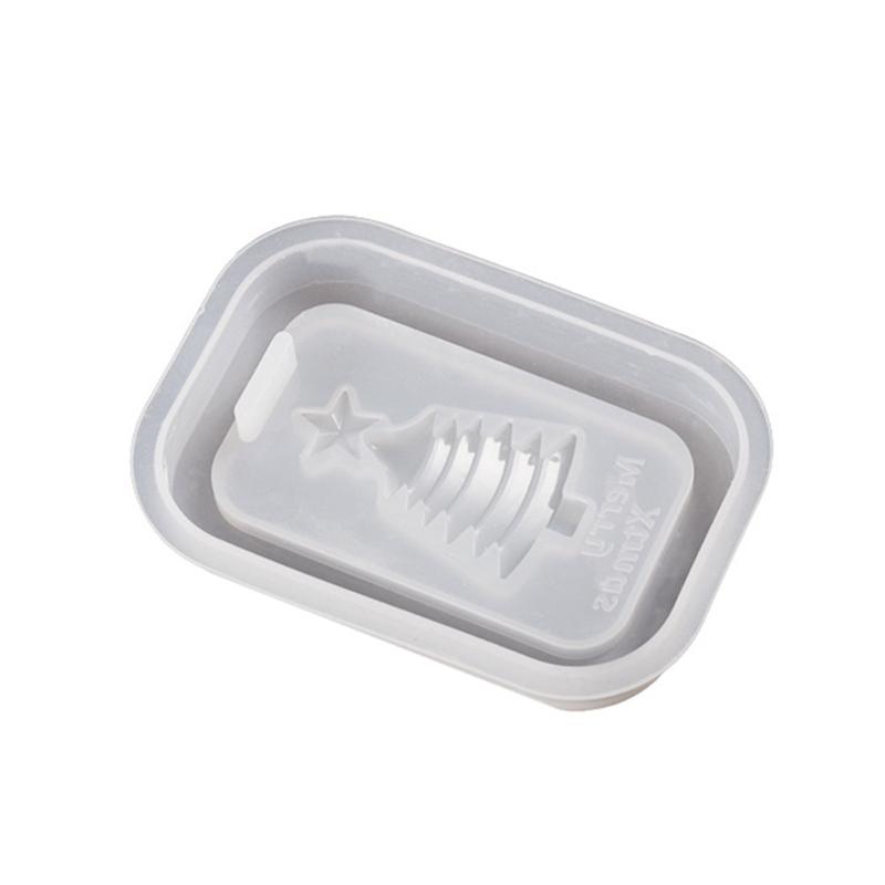 

Diy Christmas Tree Snowflake Epoxy Letter Flower Mold Pendant Wall Hanging Curtain Snowman Mirror Surface Silicone Mold