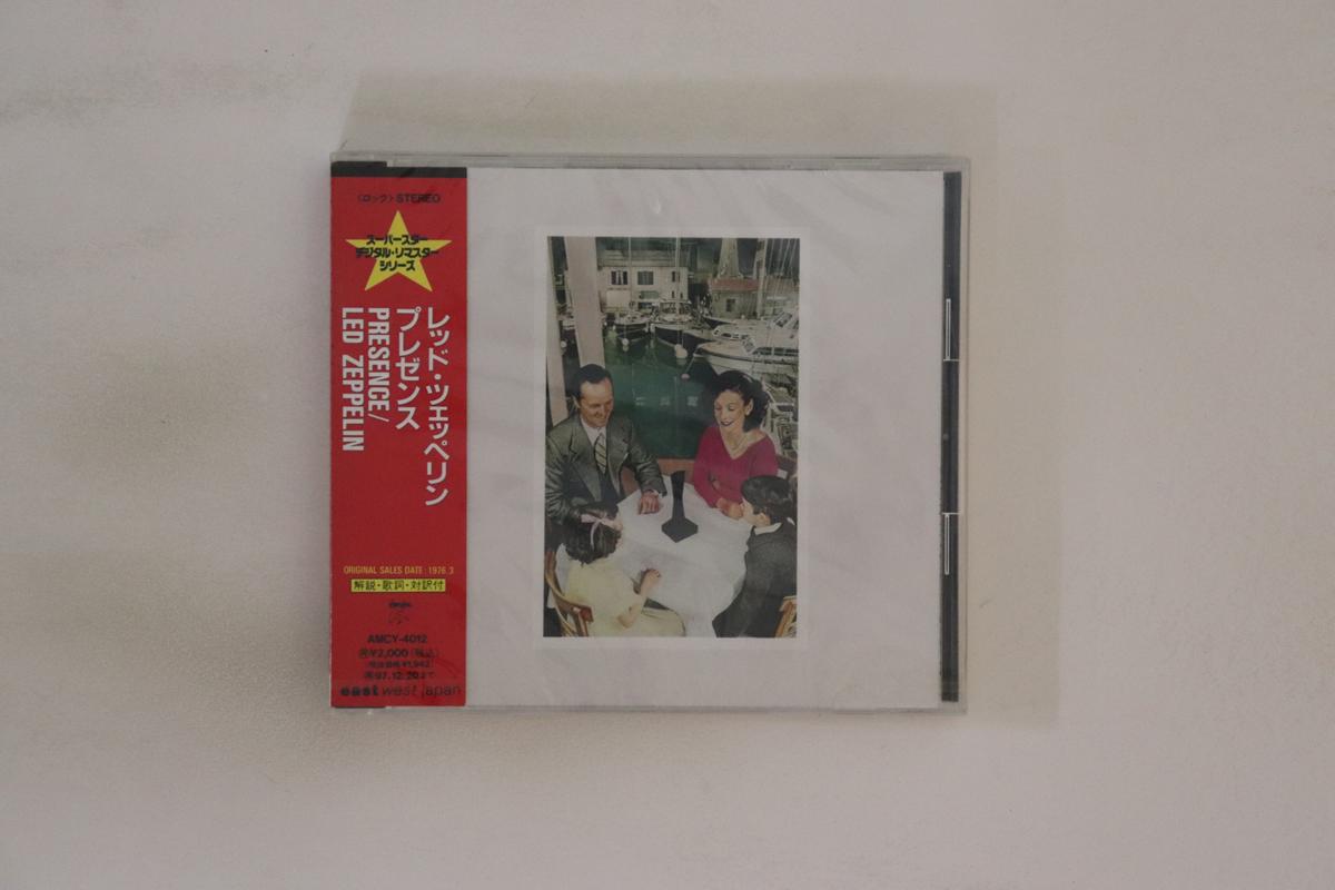 

CD LED ZEPPELIN - Presence AMCY4012PROMO Swan Song 1995 Japan Obi Rock Used