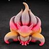 3D Printing Nine Tailed Fox Toy Statue Creative Desktop Small Ornament Cute Simulation Fox Model Car Decoration Small Ornament