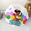 Gracie's Corner Theme Automatic Umbrella, Lightweight & Portable, 8 Rib, Perfect for Outdoor Travel, Birthdays, Christmas, Gifts.