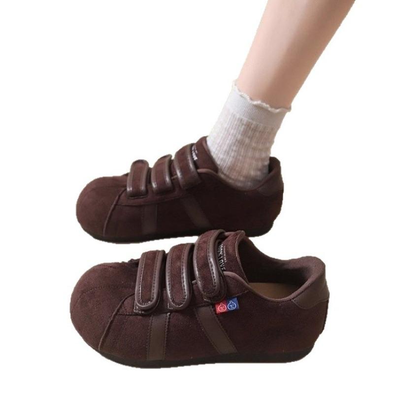 Suede big head women's autumn new height-increasing casual board shoes versatile and thin single shoes