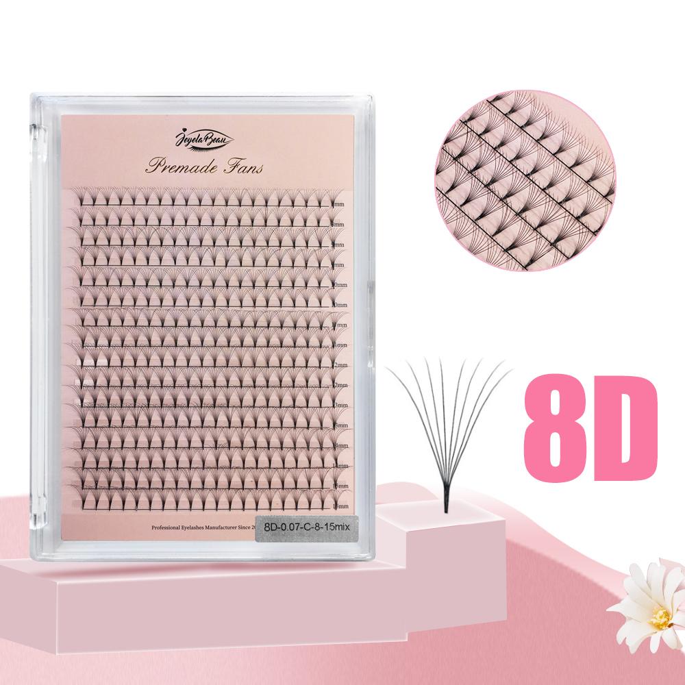 Pointy Stem 320 Fans Premade Volume Fans 4D 5D 6D 8D 10D 12D 14D 16D 20D 24D  Russian Individual Lashes Extension Faux Mink