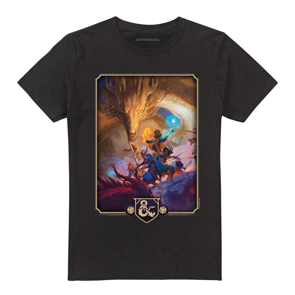 Dungeons & Dragons Unisex Adult 2024 Player's Handbook Cover T-Shirt