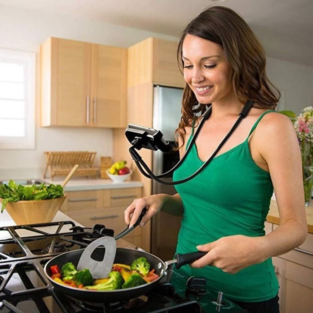 Hands Free Phone Stand Flexible Foldable Mobile Phone Stand New Lazy Bracket  Desktop Use