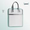 Double Layer Mesh Tote: Large Capacity Transparent A4 Document Bag for Student Textbook Storage