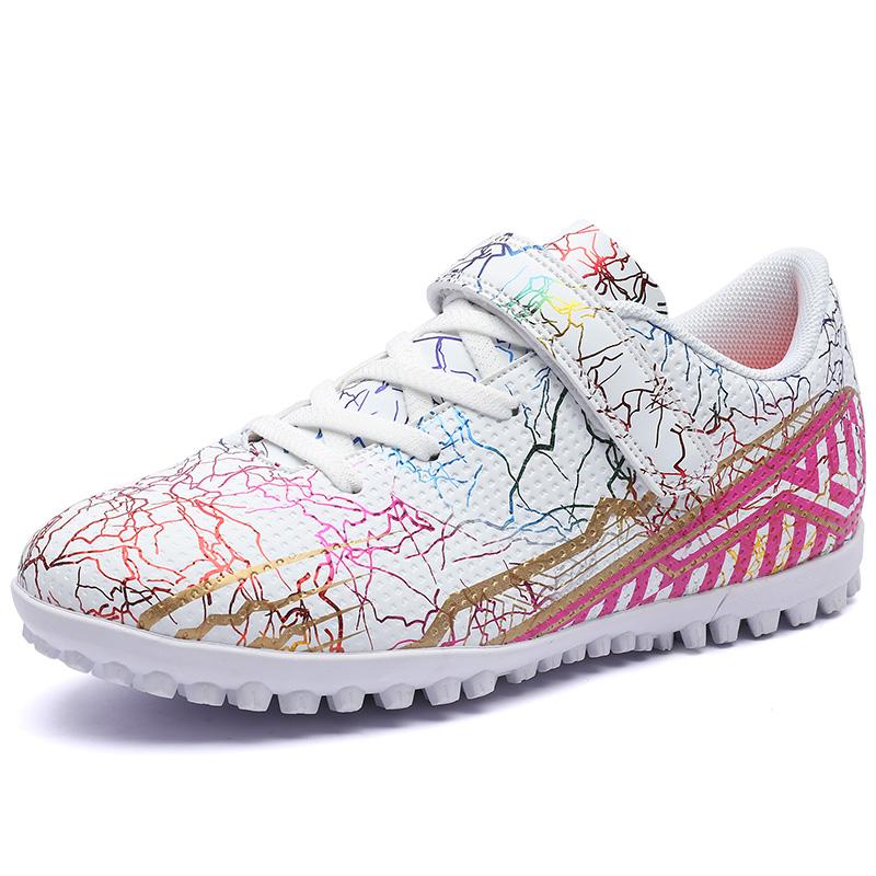 student Football Shoes Grass Society Indoor Training Original Boy Girl Soccer Shoes Cleats Non Slip Kids Football Field Boots