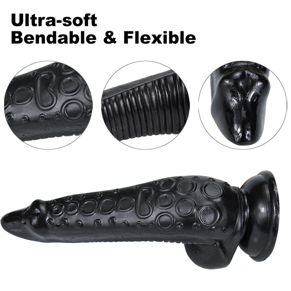 Female Octopus Dildo Shaped Simulation Penis Large Anal Plug Dildo Adult Products