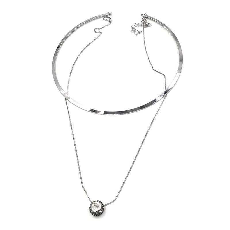 Necklace Costume Discount Fashion Necklace Jewelry Free Sample Yiwu No Fade Choker Crystal Necklace free