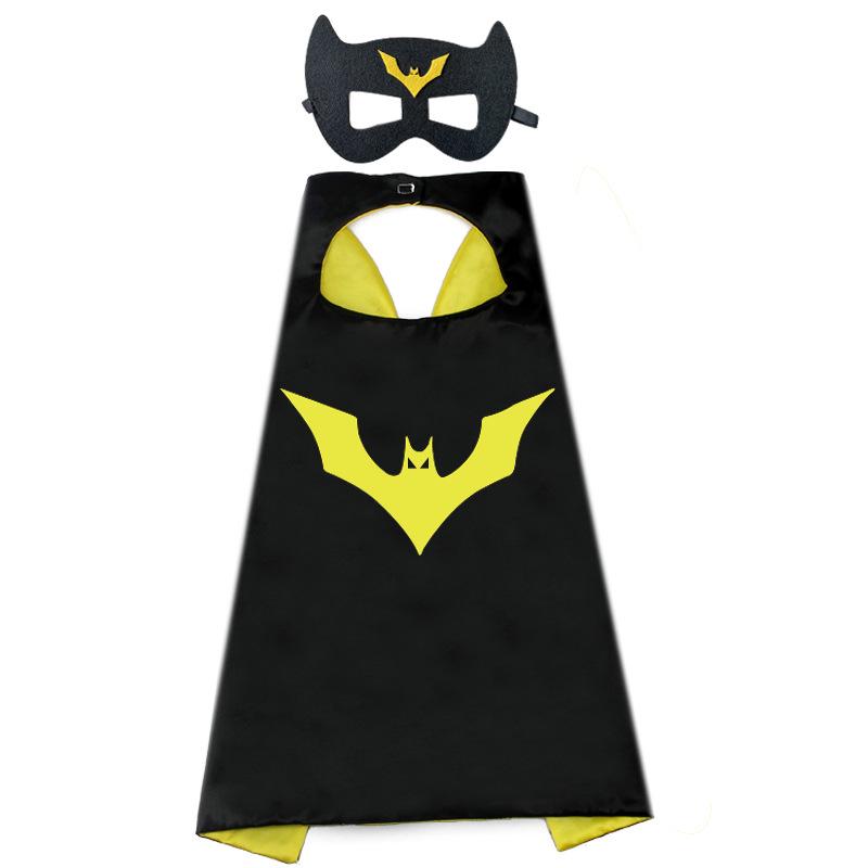 June 1 Kids' Hero Anime Cape: Cartoon Superman, Captain America, Hulk Costume