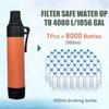 Purifier Mini Water Filter Straw Mini Drinking Water Filtering Straw  Emergency