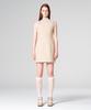 Wove Moment Tweed Mini Dress Beige Wbcfop002Be