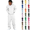 Men's Casual Hooded Sweatshirt and Sweatpants 2 Piece Set
