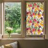 Flower Window Privacy Film Decorative Window Clings 3D Window Decals Static Stickers No-Adhesive Sliding Door Glass Films