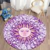 Boho Style Round Carpet Floor Mat Living Room Carpet Polyester Carpet Mat Children 'S Room Decoration Room Decor Prayer Carpet