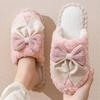 Cixi cotton slippers women winter spring and autumn home use indoor warm non-slip home Cixi winter plush men