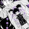 Anime Manga Mob Psycho 100 Cast T-Shirt, Unisex Graphic Tee Dimple All Size,