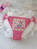 Cute Rabbit Print Bow Milk Silk Triangle Panties – Comfortable Hip-Wrap Student Style