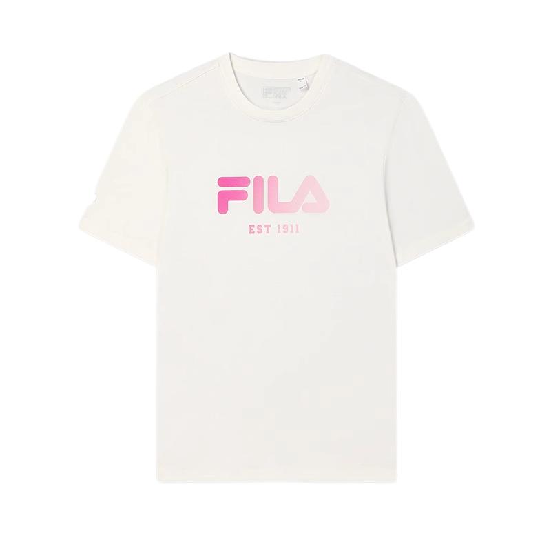 

New FILA ORIGINALE T Shirt Unisex White Peach Bubble F51M519106F-PU 180/100A/XL