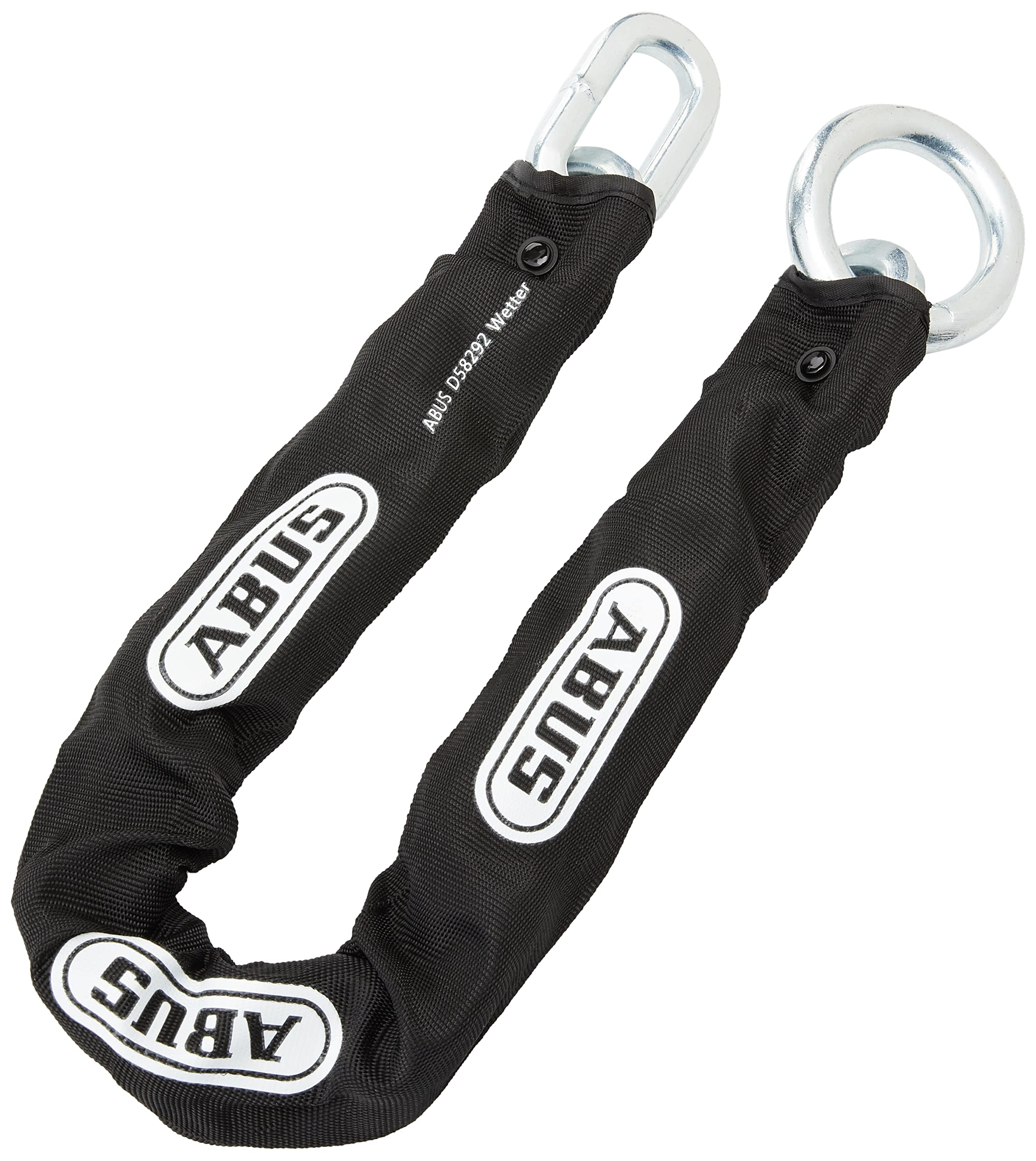 

Nihon Lock Service 12KSLOOP Series Heavy Duty Chain with 12mm Chain Diameter (ABUS) Single-Ended Loop, 80cm, (12KS/80 LOOP) чорний