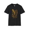 Golden Koi T-Shirt, Majestic Japanese Fish Art
