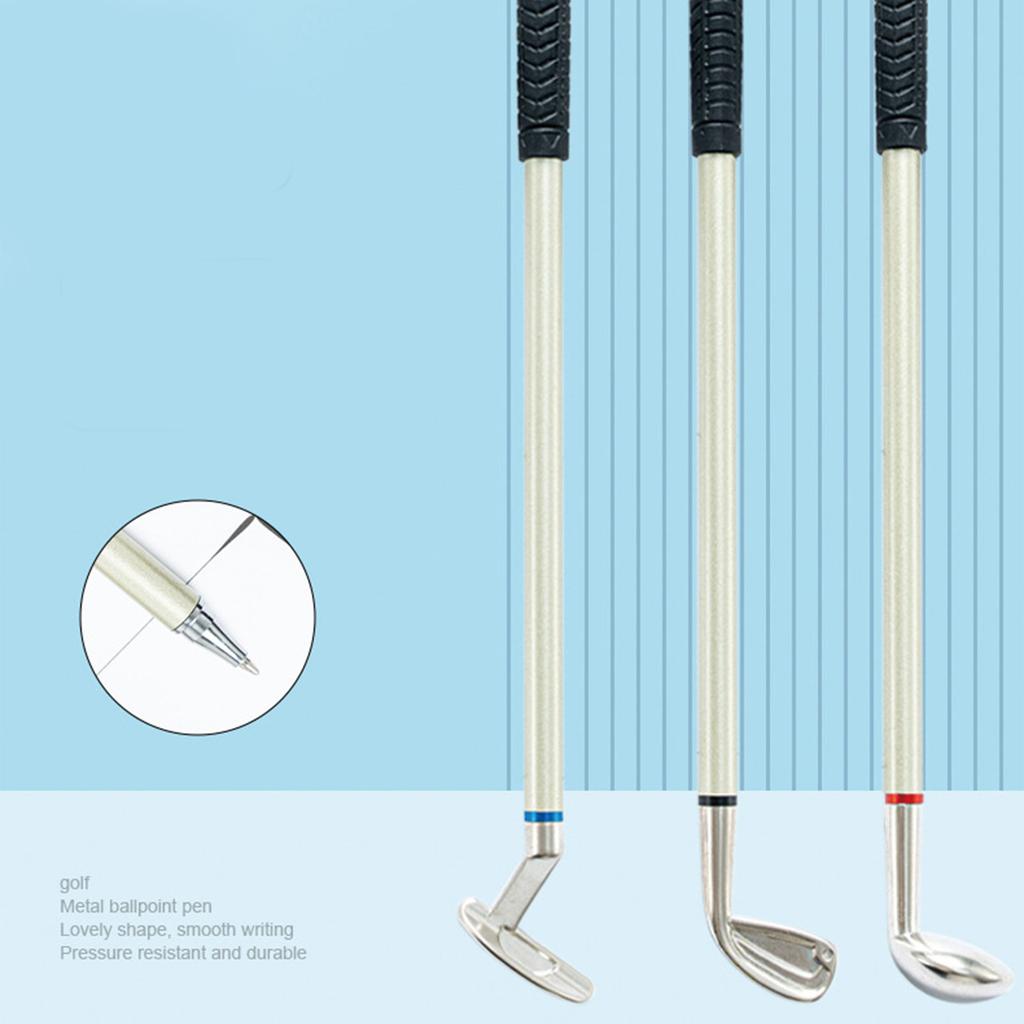 Quality Golf Ballpoint Pen Set for Office and Party Use Metal Ballpoint Pen