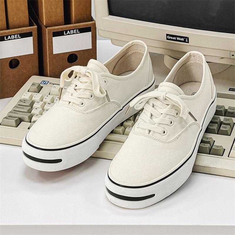 New student low-top espadrilles sports casual skateboard shoes niche design open smile men's shoes X210