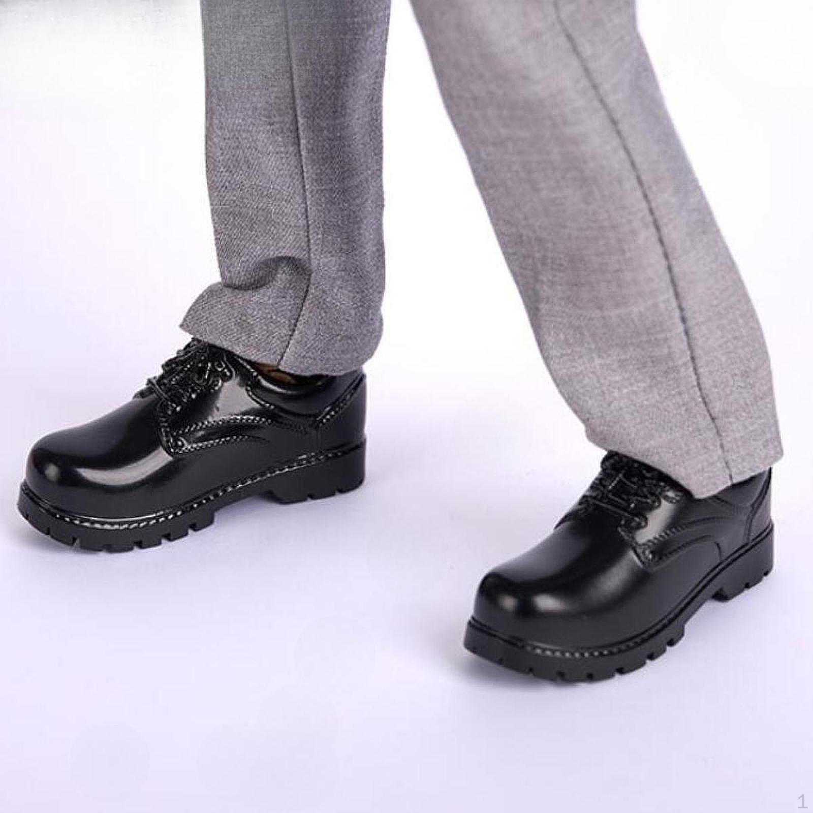 

1/6 Мужская фигурка Обувь Действие, Мини-модель для 12-дюймовых фигурок, тело куклы чёрный