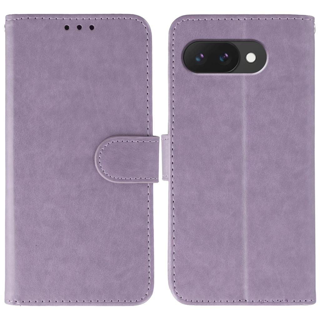 For Google Pixel 9a Case PU Leather Flip Wallet Phone Cover with Strap