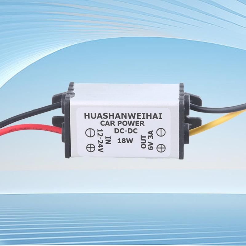 Waterproof Buckk Converters 12~24V to 1/2/6/7/8/9V 3A Powers Supply Converters Module for Car LED Dispaly, Motor