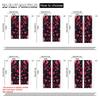 2pc    Party Window Curtains Heart and Rose Light Filter Family Party Decoration Perfect for bedroom living room decoration