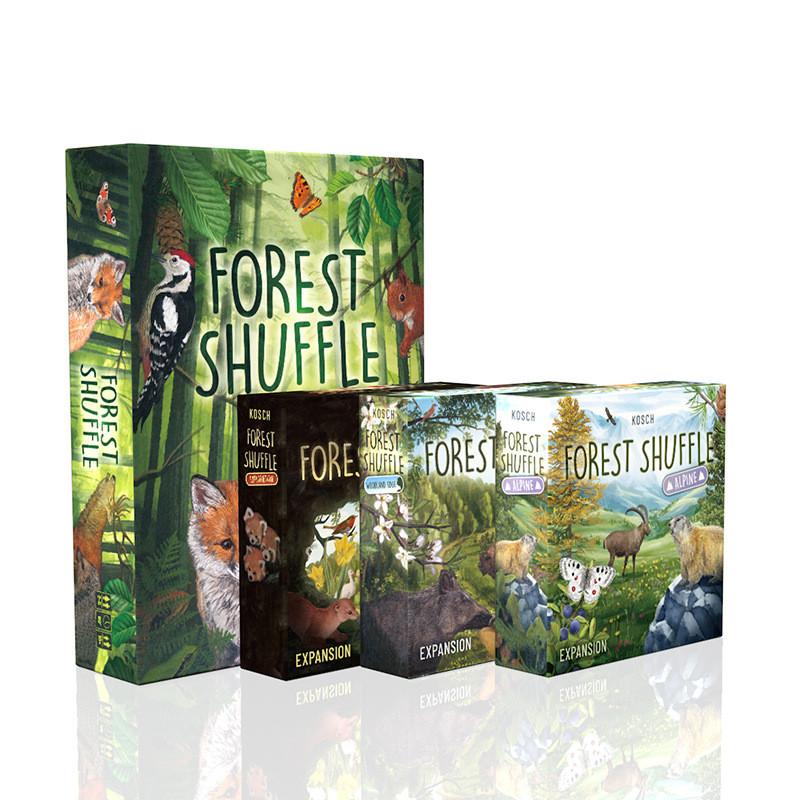 Jeu de Cartes Forest Shuffle Avec Extensions Pour le Divertissement en Famille et le Jeu Stratégique