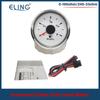 ELING Universal Waterproof 52mm Fuel Level Gauge 0-190ohm 240-33ohm Signal Adjustable with 8 Colors Backlight Fit Car Boat Yacht