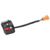 ABS Electric Scooter Throttle Switch Stable Temperature Performances Electric Scooter Handle Switches for City Road