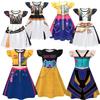 Kpop Demon Hunters Rumi Mira Zoey Childrens Costume Dress With Print Fabric And Flared Sleeves For Spring And Fall Wear